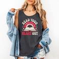 Read Your Heart Out Book Lover Fun Reading Time Comfort Colors Tank Top Pepper