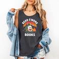 Read S'More Books Cute Campfire Reading Book Lovers Comfort Colors Tank Top Pepper Read S'More Books Cute Campfire Reading Book Lovers Comfort Colors Tank Top Pepper