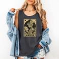 The Reader Tarot Card Book Lover Skeleton Reading Book Comfort Colors Tank Top Pepper The Reader Tarot Card Book Lover Skeleton Reading Book Comfort Colors Tank Top Pepper