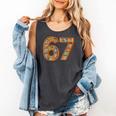 Reading 67 Six Seven Meme Teacher Book Lover Bookshelf Comfort Colors Tank Top Pepper
