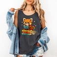 Reading Book Lover Red Panda Read Books Be Kind Stays Weird Comfort Colors Tank Top Pepper