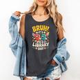 Reading Book Lover School Librarian Bruh It's Library Day Comfort Colors Tank Top Pepper Reading Book Lover School Librarian Bruh It's Library Day Comfort Colors Tank Top Pepper