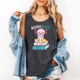 Reads Alotl Shirt Kids Readsolotl Read Axolotl Shirt Books Comfort Colors Tank Top Pepper