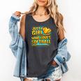 Softball Just A Girl Comic Book Style Graphic For Teens Comfort Colors Tank Top Pepper Softball Just A Girl Comic Book Style Graphic For Teens Comfort Colors Tank Top Pepper