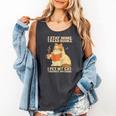 I Stay Home I Read Books I Pet My Cat I Regret Nothing Women Comfort Colors Tank Top Pepper