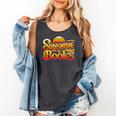 Sunshine & Books For Bookworm Summer Reading Comfort Colors Tank Top Pepper Sunshine & Books For Bookworm Summer Reading Comfort Colors Tank Top Pepper