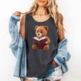 Teddy Bear Reading a Book Comfort Colors Tank Top Pepper Teddy Bear Reading a Book Comfort Colors Tank Top Pepper