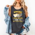 That’s What I Do Read Books I Drink Tea And I Forget Things Comfort Colors Tank Top Pepper