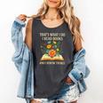 Thats What I Do I Read Books And I Know Things Reading Comfort Colors Tank Top Pepper