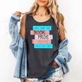 Threadless Grey Sky Chai Trans Book Pride Graphic Comfort Colors Tank Top Pepper