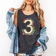 Toddler 3rd Birthday Books Themed 3 Year Old Boys Kids Girls Comfort Colors Tank Top Pepper
