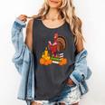 Turkey Reading Books Fall Thanksgiving Teacher Book Comfort Colors Tank Top Pepper Turkey Reading Books Fall Thanksgiving Teacher Book Comfort Colors Tank Top Pepper