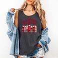 Valentines All Booked For Valentine Book Lover Teacher Comfort Colors Tank Top Pepper