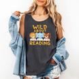Wild About Reading Cute Animal Book Lover Kids Comfort Colors Tank Top Pepper Wild About Reading Cute Animal Book Lover Kids Comfort Colors Tank Top Pepper
