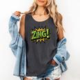 ZING Comic Book Retro Artwork – Cartoon Collector Comfort Colors Tank Top Pepper