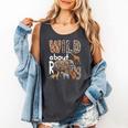 Zoo Animals Wild About Reading Books Reader Lover Librarian Comfort Colors Tank Top Pepper