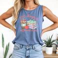 100 Days Of Coffee And Chaos Coquette Bow Book Apple Comfort Colors Tank Top Blue Jean 100 Days Of Coffee And Chaos Coquette Bow Book Apple Comfort Colors Tank Top Blue Jean