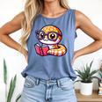 Adorable Book Lover Rattlesnake With Reading Glasses Cute Comfort Colors Tank Top Blue Jean Adorable Book Lover Rattlesnake With Reading Glasses Cute Comfort Colors Tank Top Blue Jean
