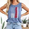 America Flag Read Book Reading Librarian Men Women Kids Comfort Colors Tank Top Blue Jean