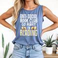 Anti Social Book Club Go Away I'm Reading Comfort Colors Tank Top Blue Jean Anti Social Book Club Go Away I'm Reading Comfort Colors Tank Top Blue Jean