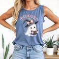 Boo Ghost Books Coquette Bow Halloween Women School Teacher Comfort Colors Tank Top Blue Jean Boo Ghost Books Coquette Bow Halloween Women School Teacher Comfort Colors Tank Top Blue Jean