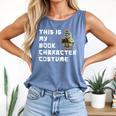 This Is My Book Character Costume Reading For Him & Her Cool Comfort Colors Tank Top Blue Jean