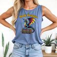 Book Dragon Mark Minson's Books Comfort Colors Tank Top Blue Jean