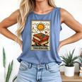 Book Reading Tarot Card The Reader Comfort Colors Tank Top Blue Jean