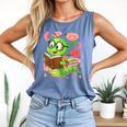 Book Worm Costume World Book Day Cute Kawaii Worm Reading Comfort Colors Tank Top Blue Jean