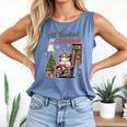 All Booked For Christmas Cute Bookish Cat Lover Comfort Colors Tank Top Blue Jean All Booked For Christmas Cute Bookish Cat Lover Comfort Colors Tank Top Blue Jean