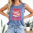All Booked For Valentine Book Lovers Teacher Girl Women Kid Comfort Colors Tank Top Blue Jean