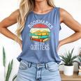 Bookmarks Are For Quitters Book Lovers Book Nerd Comfort Colors Tank Top Blue Jean