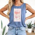 Books Flowers Art Flower Stack Pastel Feminine Comfort Colors Tank Top Blue Jean Books Flowers Art Flower Stack Pastel Feminine Comfort Colors Tank Top Blue Jean