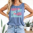 Books Are My Love Language Book Lover Reading Comfort Colors Tank Top Blue Jean