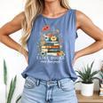I Like Books More Than People Reading Reader Bookworm Saying Comfort Colors Tank Top Blue Jean