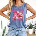 Books Are My Valentine Book Lover Heart Matching Party Comfort Colors Tank Top Blue Jean