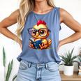 Chicken Reading a Book Farm Animal Chick Comfort Colors Tank Top Blue Jean Chicken Reading a Book Farm Animal Chick Comfort Colors Tank Top Blue Jean
