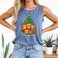Cute Cats Reading Books Christmas Tree Comfort Colors Tank Top Blue Jean Cute Cats Reading Books Christmas Tree Comfort Colors Tank Top Blue Jean