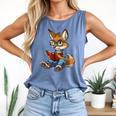 Cute Coyote With Book I Kids Coyote Comfort Colors Tank Top Blue Jean Cute Coyote With Book I Kids Coyote Comfort Colors Tank Top Blue Jean