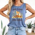 Cute Fox Stay Clever Read Books For Librarian Or Bookworm Comfort Colors Tank Top Blue Jean