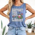 Cute Frog Support Your Local Library Librarian Book Lover Comfort Colors Tank Top Blue Jean Cute Frog Support Your Local Library Librarian Book Lover Comfort Colors Tank Top Blue Jean