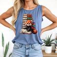 Cute Red Panda Reading Book Animal Bookworm Comfort Colors Tank Top Blue Jean