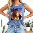David And Goliath Bible Book Of Samuel Famous Bible Story Comfort Colors Tank Top Blue Jean