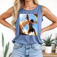 David And Goliath Bible Book Samuel King David Anime Manga Comfort Colors Tank Top Blue Jean