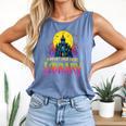 Death Gothic Support Your Local Library Lovers Book Comfort Colors Tank Top Blue Jean