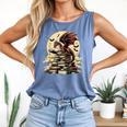 Dragon Reading a Book Dragons And Books Lover Bookworm Comfort Colors Tank Top Blue Jean