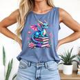 Dragons And Books Dragon Reading Book Lover Girl Bookworm Comfort Colors Tank Top Blue Jean