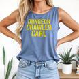 Dungeon Crawler Carl Yellow Text Logo LitRPG Series Book Comfort Colors Tank Top Blue Jean Dungeon Crawler Carl Yellow Text Logo LitRPG Series Book Comfort Colors Tank Top Blue Jean