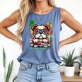 English Bulldog Reading a Book Dog Comfort Colors Tank Top Blue Jean English Bulldog Reading a Book Dog Comfort Colors Tank Top Blue Jean