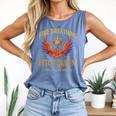 Fire Breathing Bitch Queen I Will Not Be Afraid Fantasy Book Comfort Colors Tank Top Blue Jean
